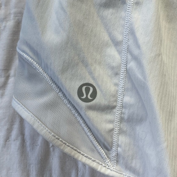 Lululemon white running shorts, size 10 - Picture 4 of 6